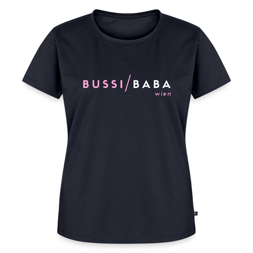 Bussi / Baba Wien rosa, Frauen Premium T-Shirt - Navy