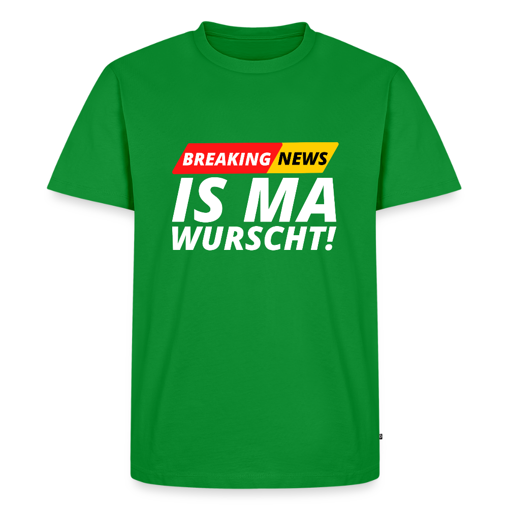 Breaking News: IS MA WURSCHT! Männer Premium T-Shirt - Grün