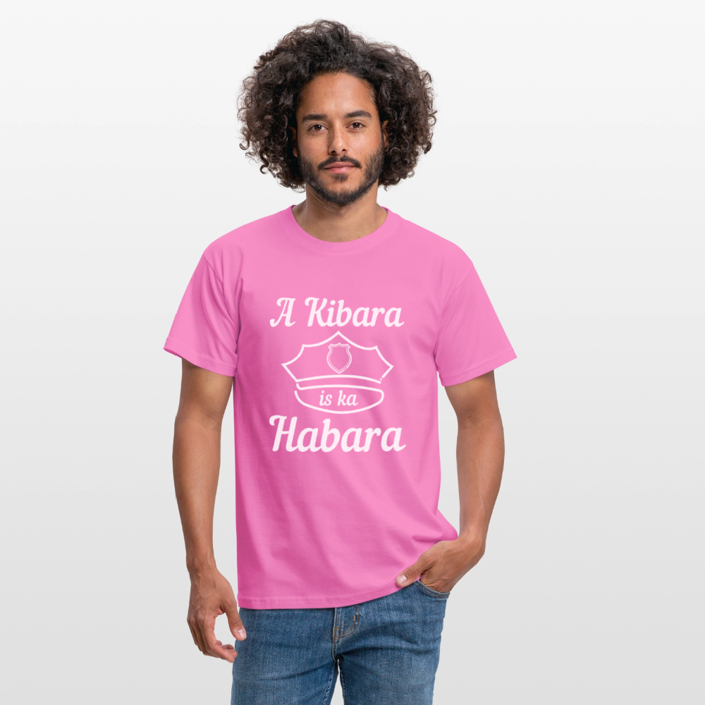 A Kibara is ka Habara (dt. ein Polizist ist kein Freund), Männer T-Shirt - Pink