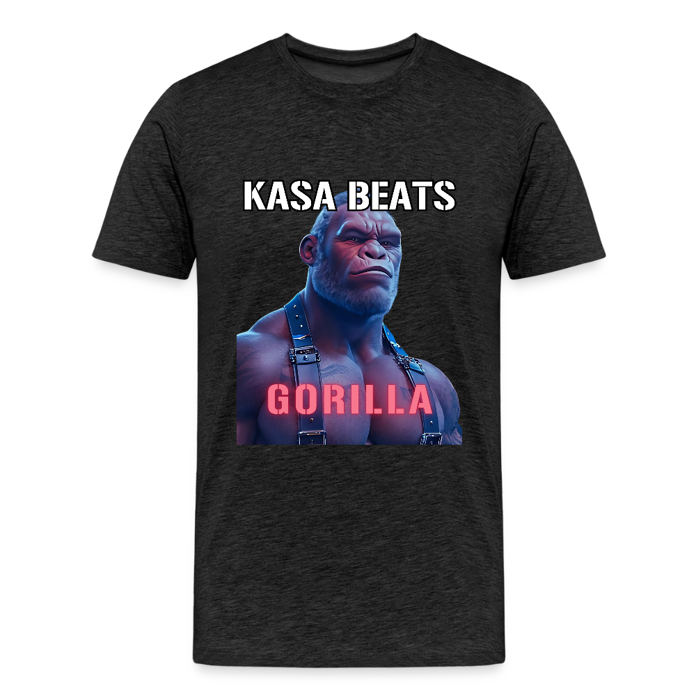 KASA BEATS - GORILLA, Men Premium T-Shirt - Anthrazit