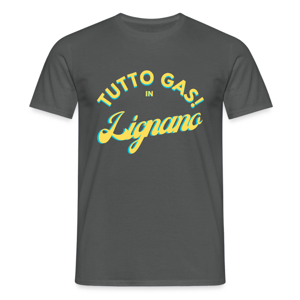 TUTTO GAS! in Lignano,  Männer T-Shirt - Anthrazit