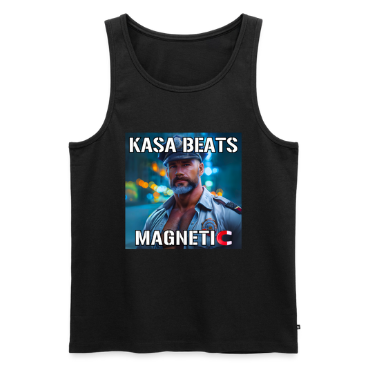 KASA BEATS - MAGNETIC, Men Premium Tank Top - Schwarz