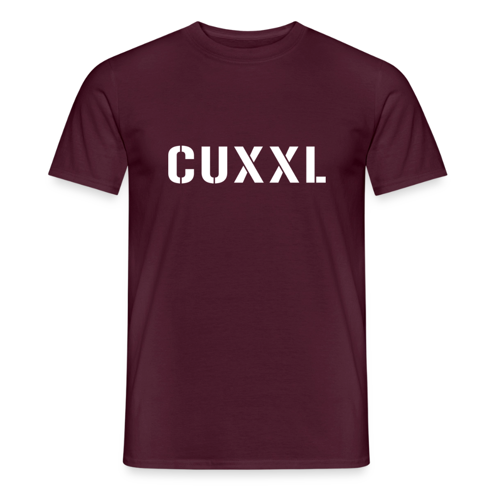 CUXXL, Männer T-Shirt - Ziegelrot