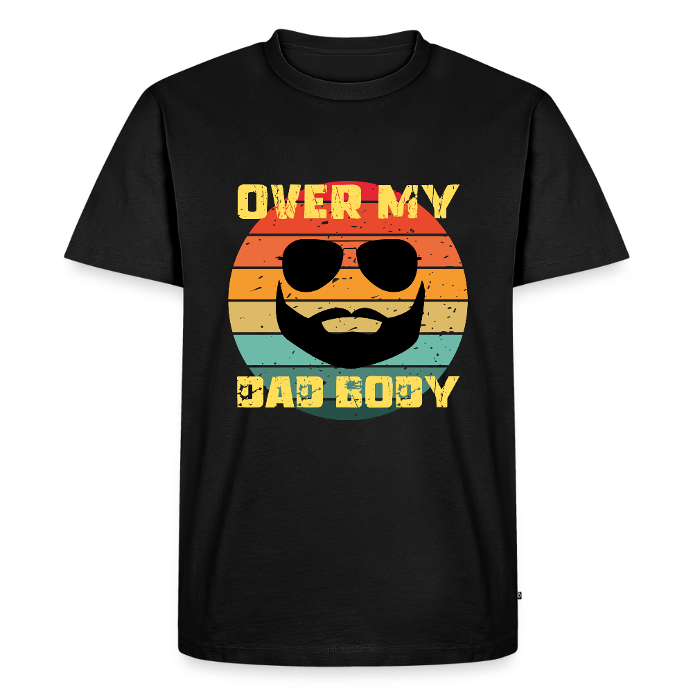 Over My Dad Body, Männer/ Men Premium T-Shirt - Schwarz