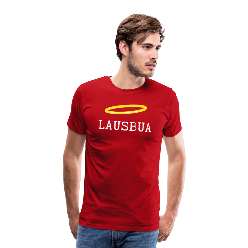 Lausbua, bayerischer und österreichischer Lausbub, Männer Premium  -T-Shirt - Rot