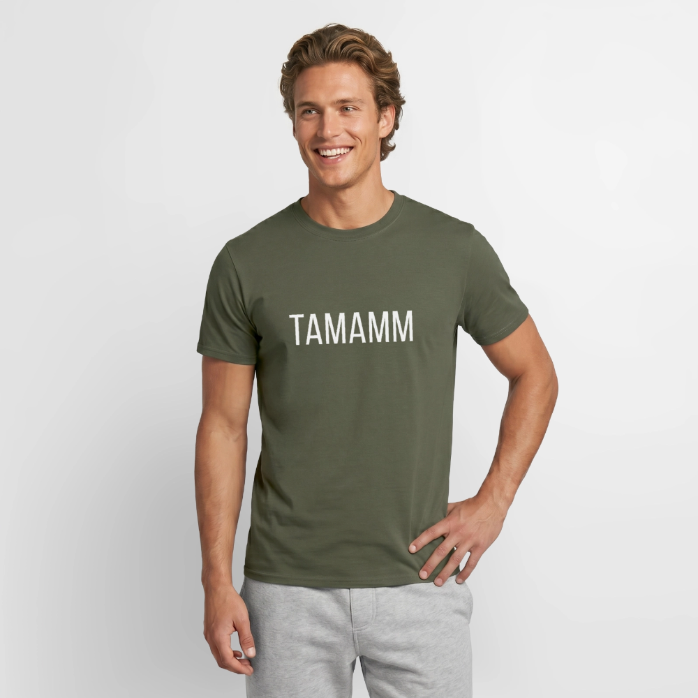 TAMAMM, Männer T-Shirt - Militärgrün