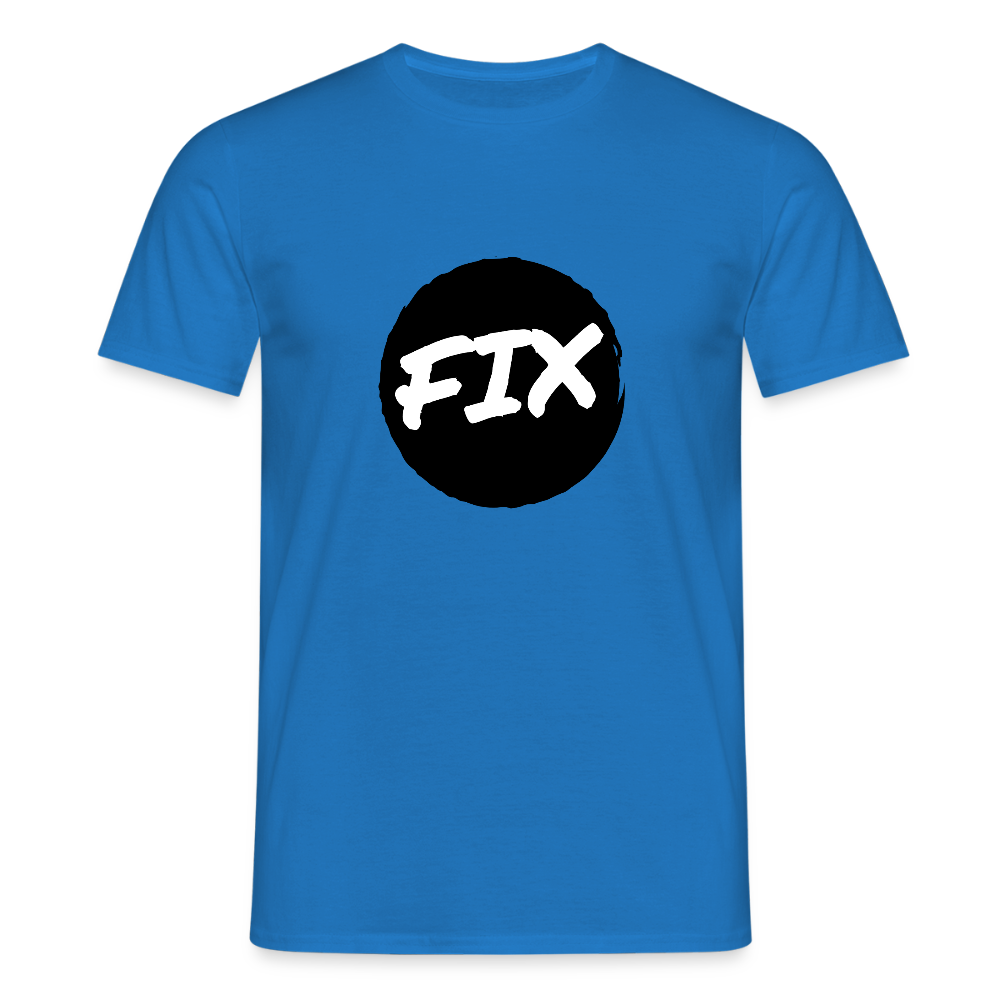 Fix - 100% sicher, fix hoit Oida ;-) Wiener Spruch, Männer T-Shirt - Royalblau
