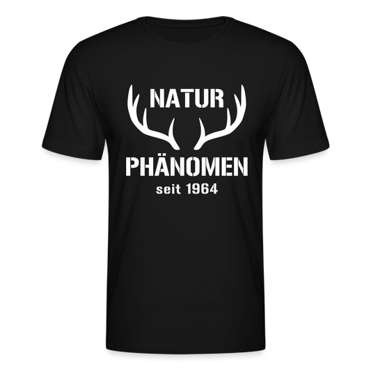 Naturphänomen, zum 60. Geburtstag, 60er, Männer T-Shirt von Bella + Canvas - Schwarz