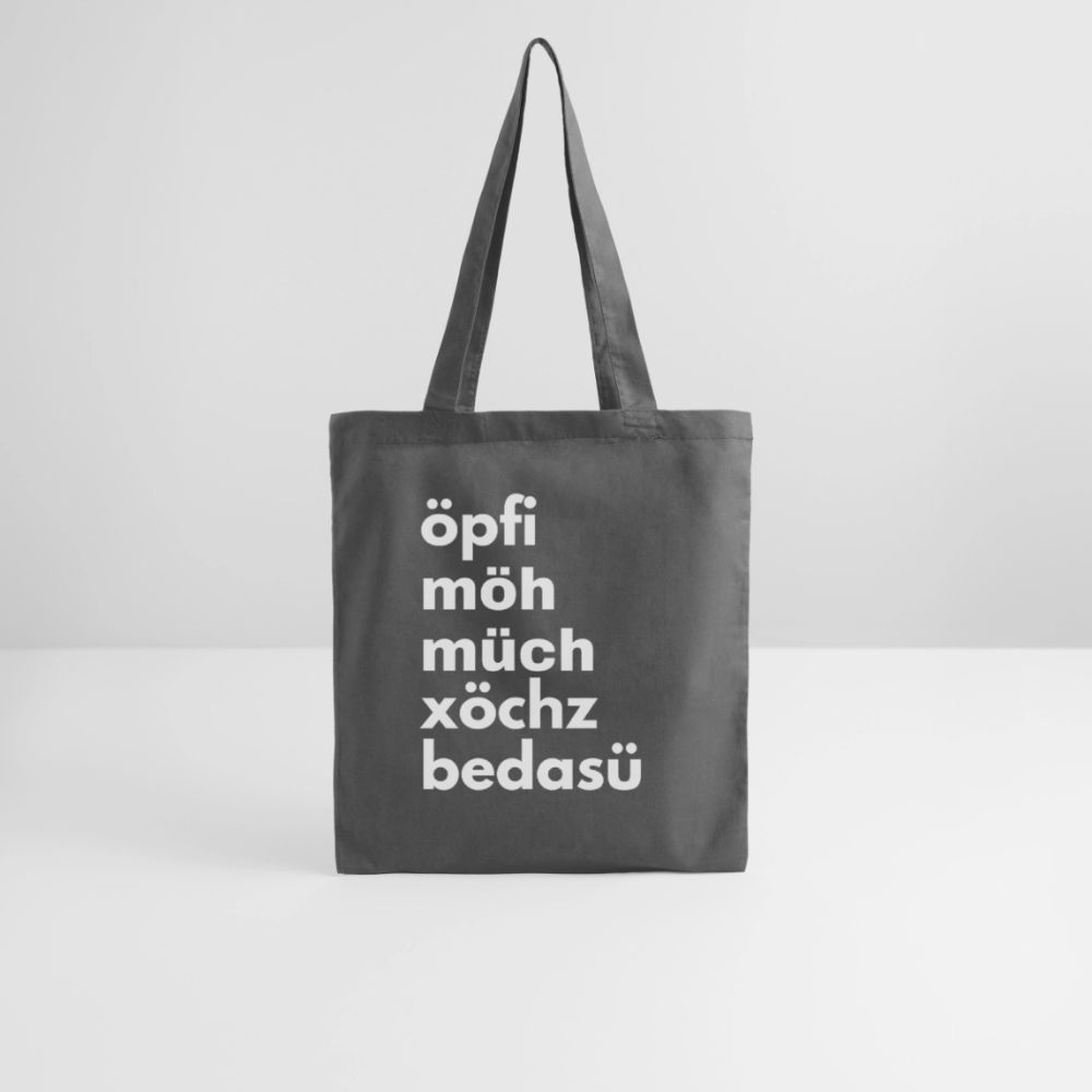 Einkaufsliste, Sackerl - Graphite