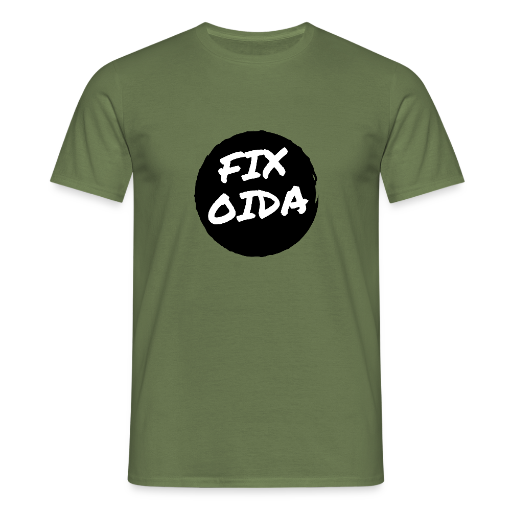 Fix Oida - Wiener Spruch, Männer T-Shirt - Militärgrün