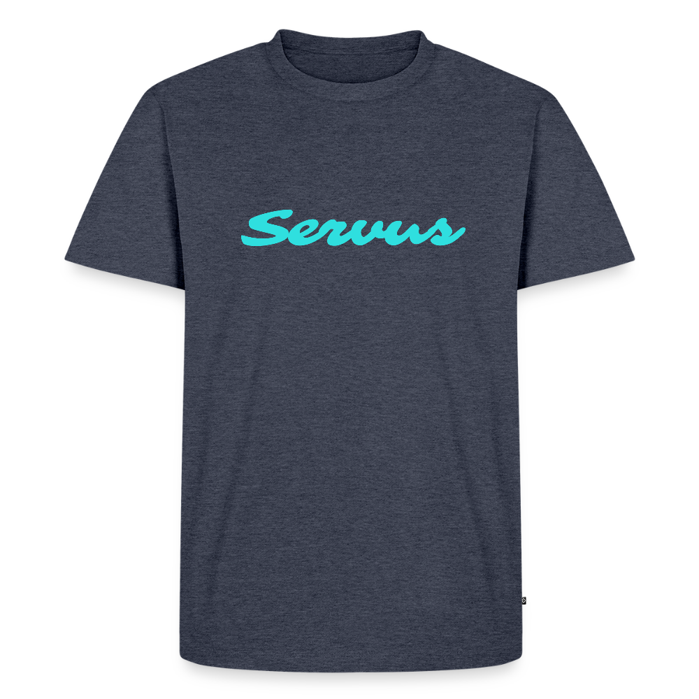 Servus (dt. Hallo), Männer Premium T-Shirt - Jeansblau 