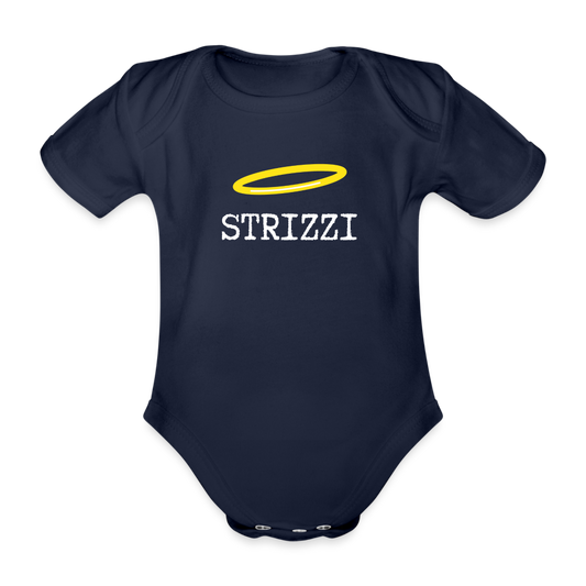 STRIZZI, Baby Bio-Kurzarm-Body - Dunkelnavy
