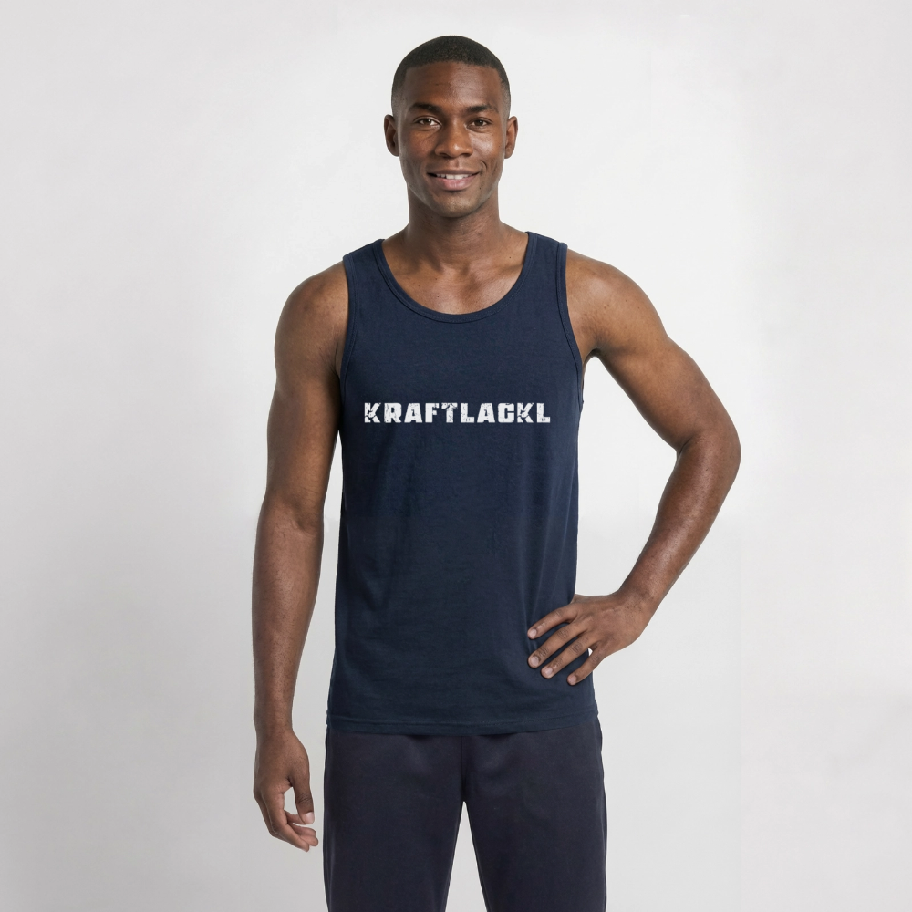 Kraftlackl, Männer Tank Top - Navy