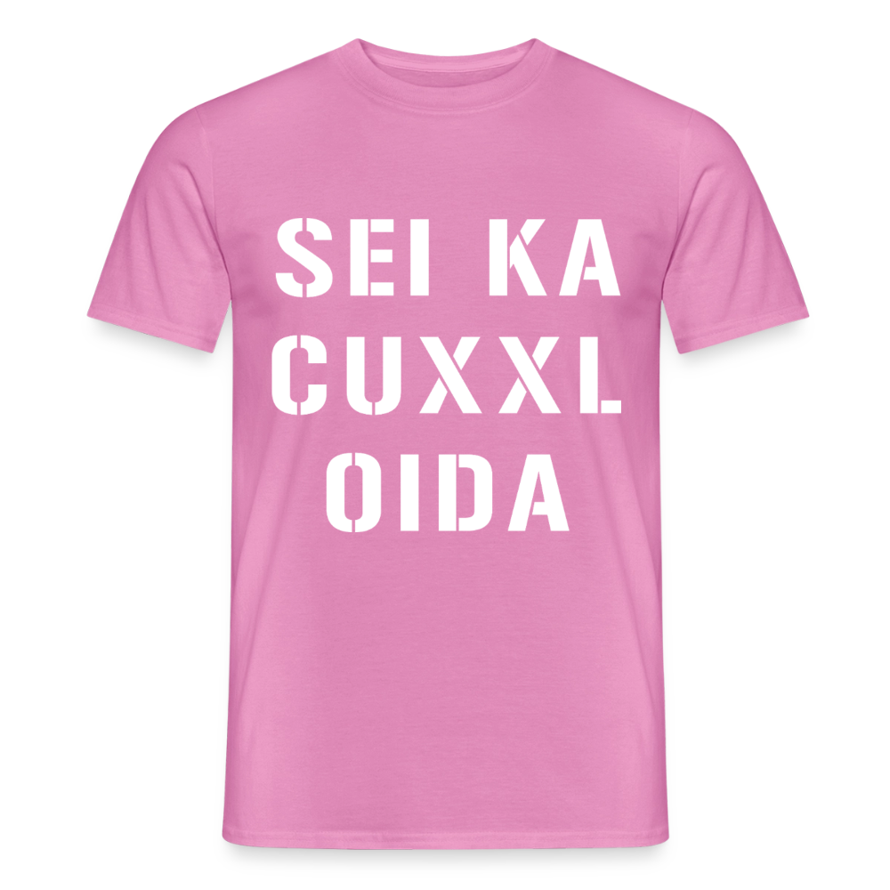 SEI KA CUXXL OIDA, Männer T-Shirt - Pink