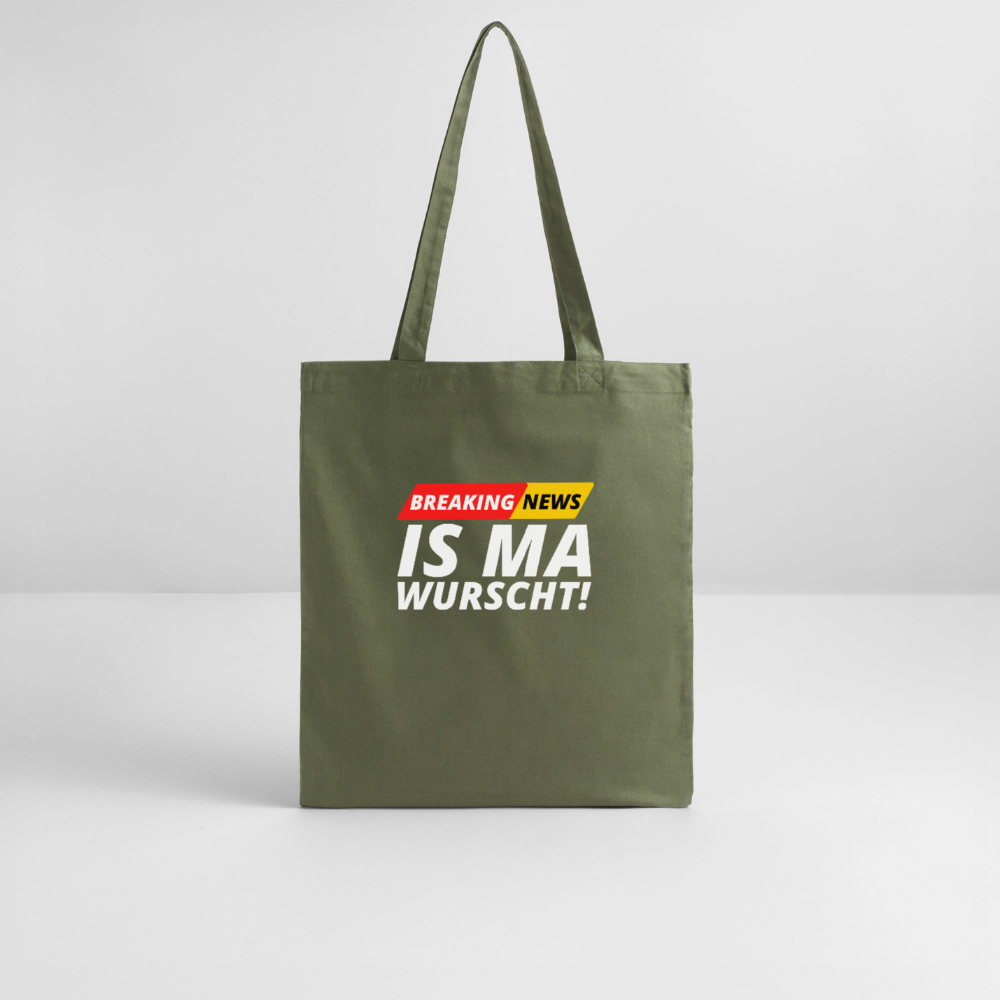 Breaking News: IS MA WURSCHT!, Stanley/Stella Bio-Stoffsackerl - Khaki