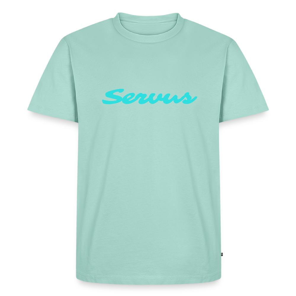 Servus (dt. Hallo), Männer Premium T-Shirt - Mint 
