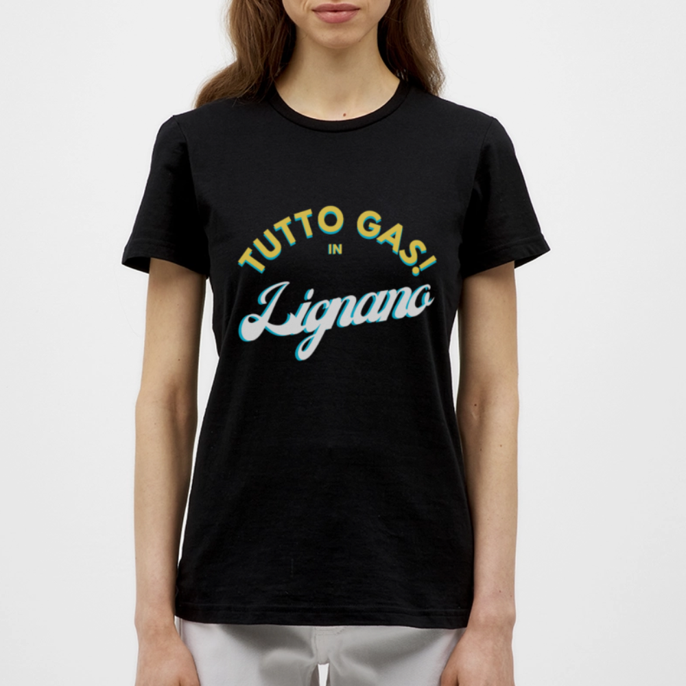 TUTTO GAS! in Lignano - Frauen T-Shirt - Schwarz