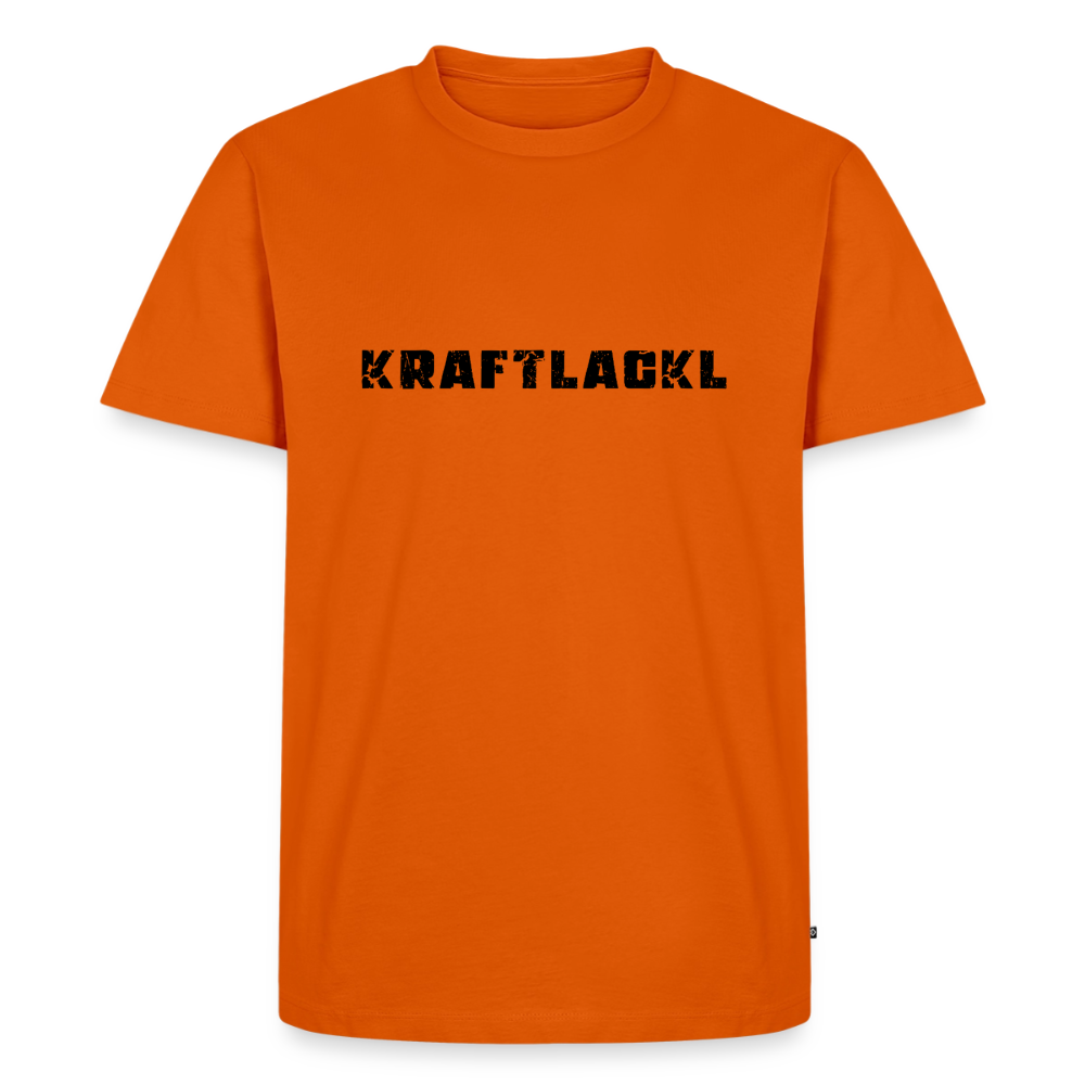 Kraftlackl, Männer Premium T-Shirt - Orange 
