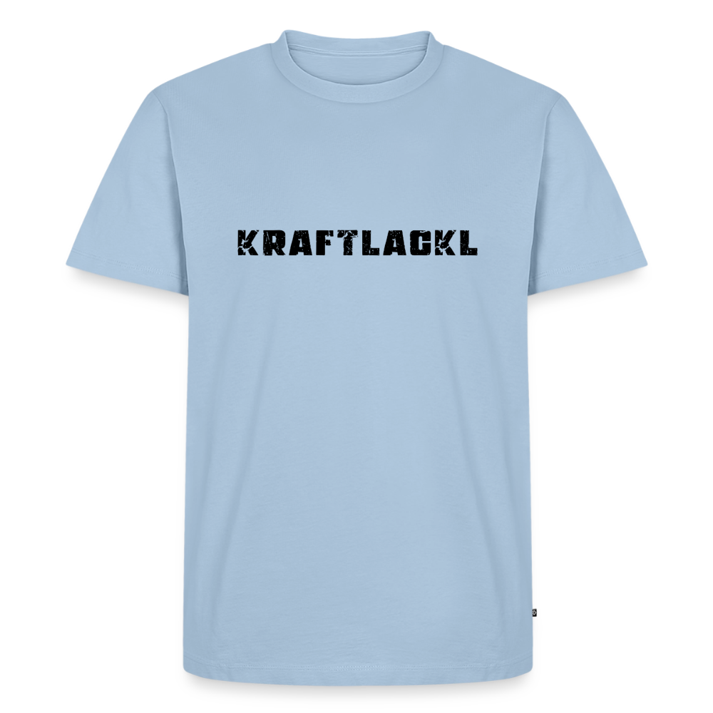 Kraftlackl, Männer Premium T-Shirt - Hellblau