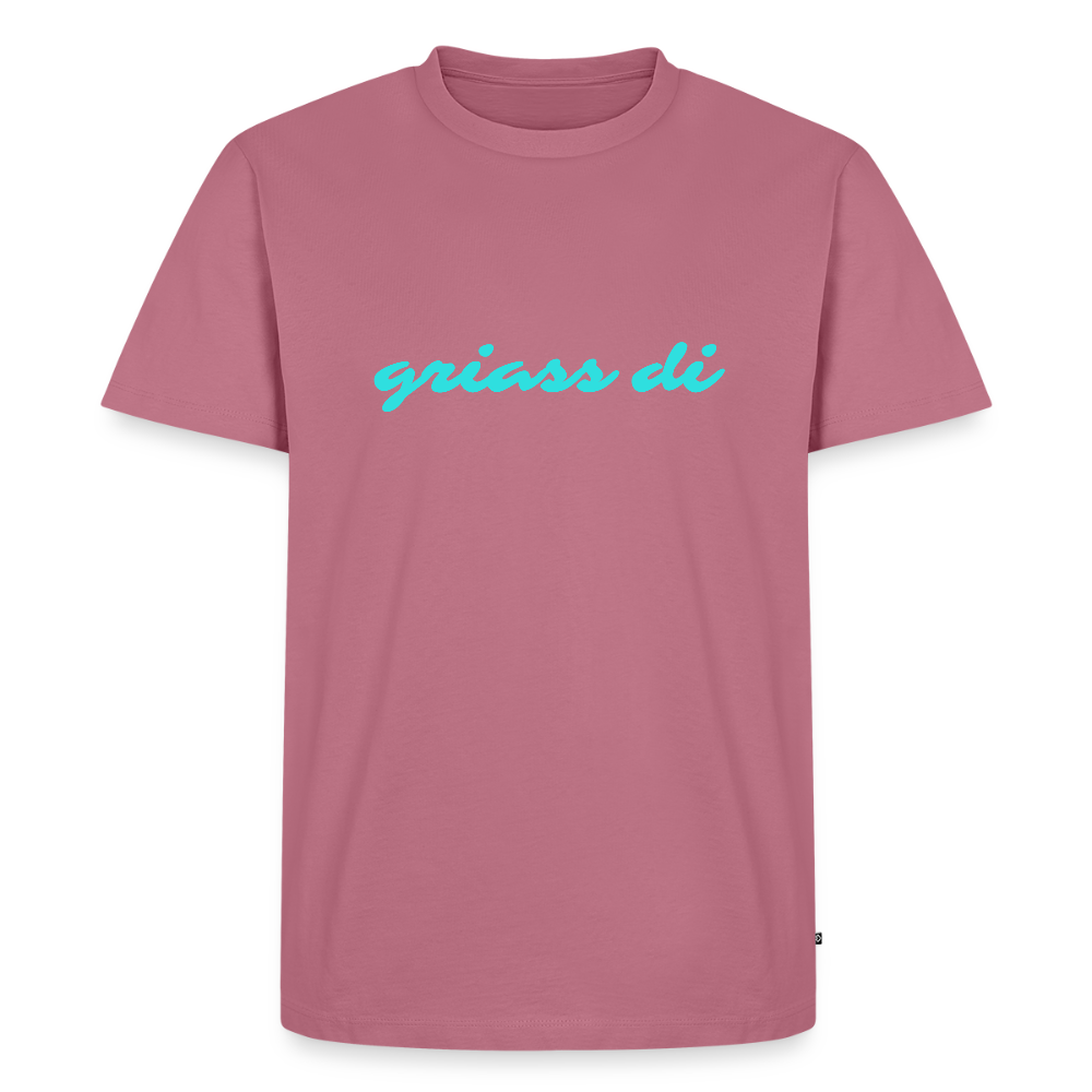 griass di - grüß dich, Männer Premium T-Shirt - Mauve
