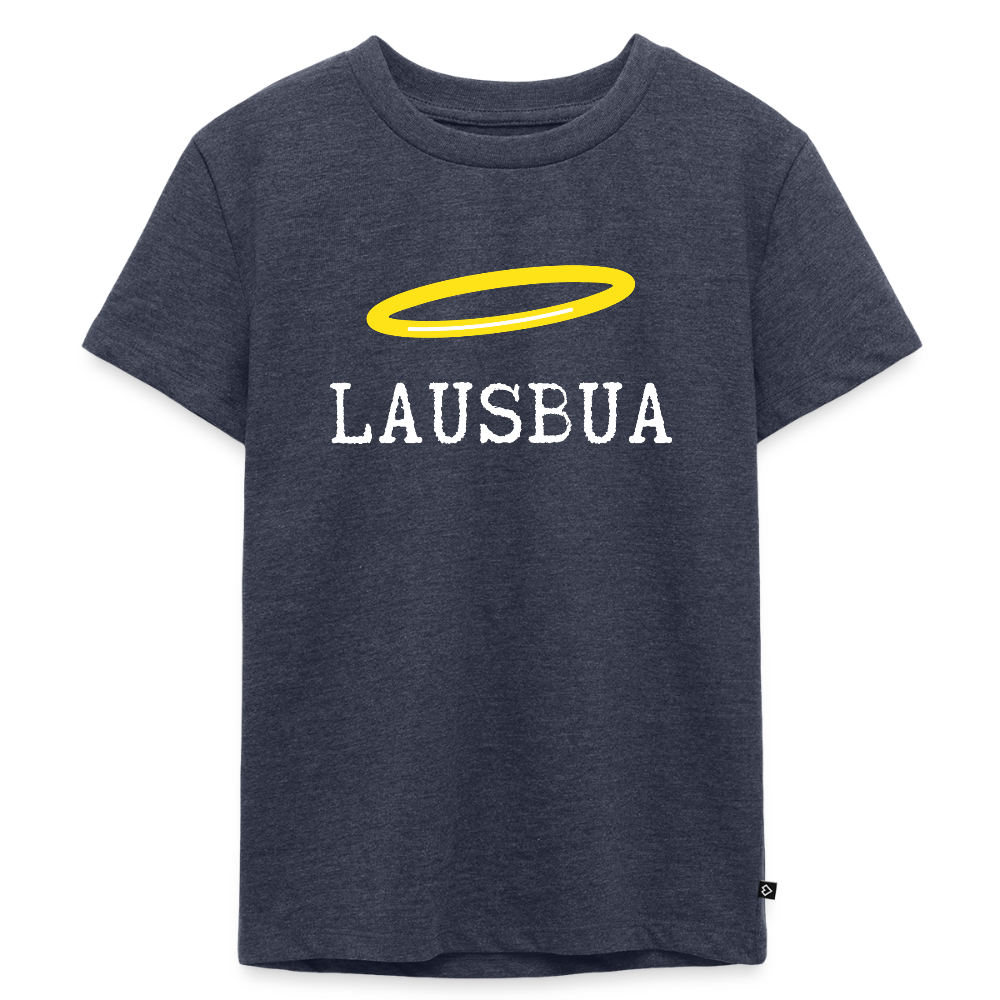 Lausbua, bairischer bzw österreichischer Lausbub (dt. Bengel), Kinder Premium T-Shirt - Jeansblau 