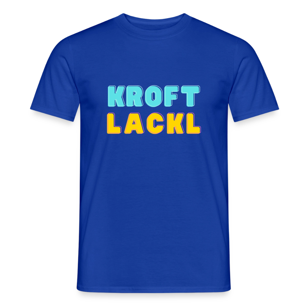 Kroftlackl, Männer T-Shirt - Dunkelblau