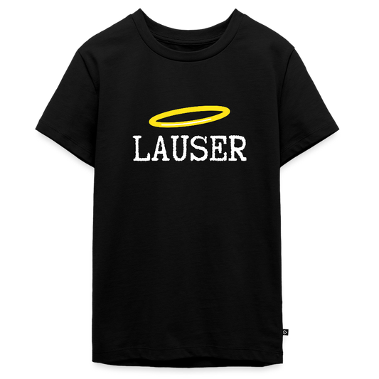 Lauser, österreichischer Lausbub - Teenager (10 - 12 J.) Premium T-Shirt - Schwarz
