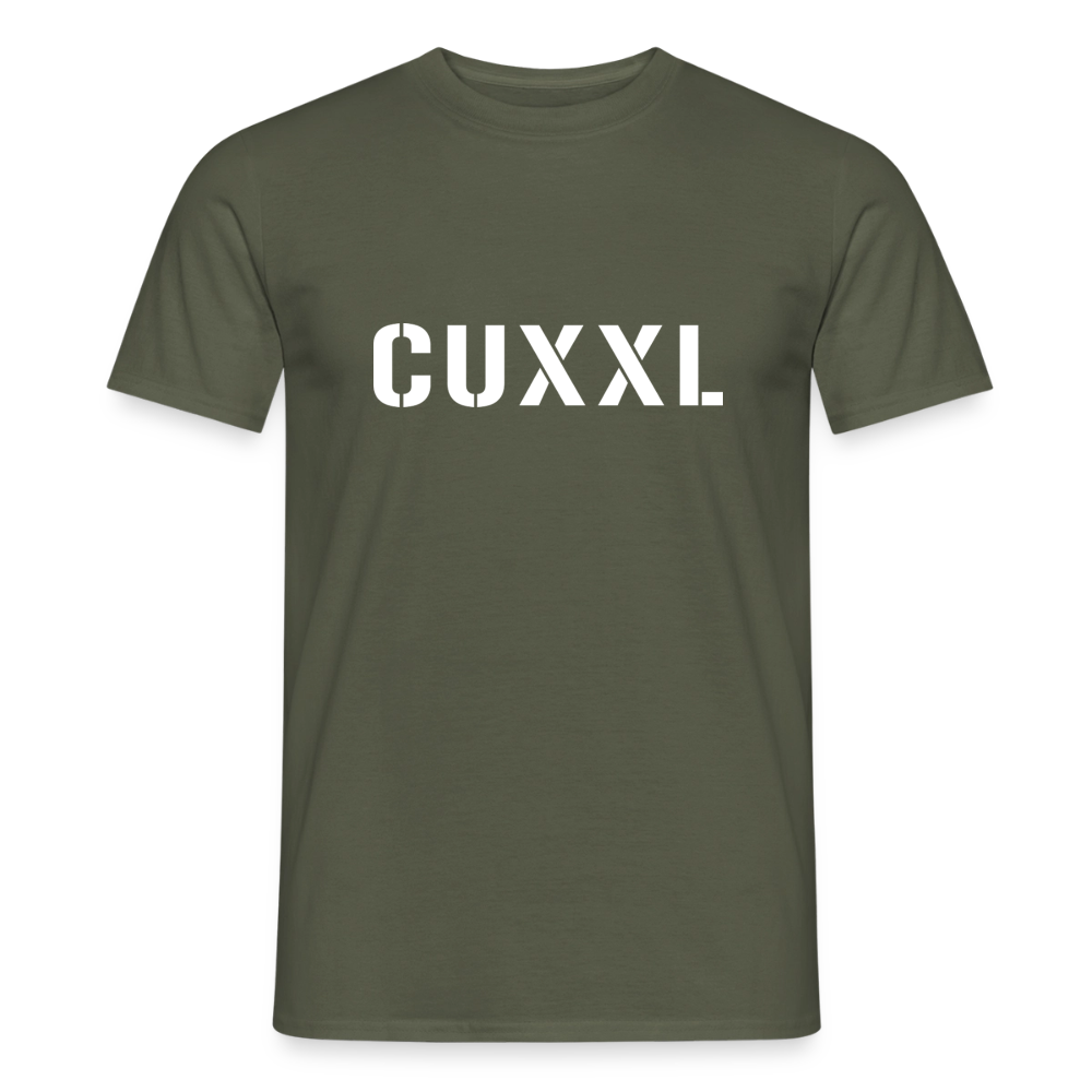 CUXXL, Männer T-Shirt - Militärgrün
