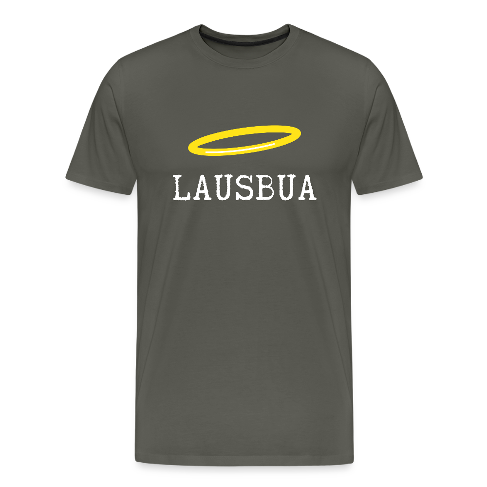 Lausbua, Männer Premium - T-Shirt - Asphalt