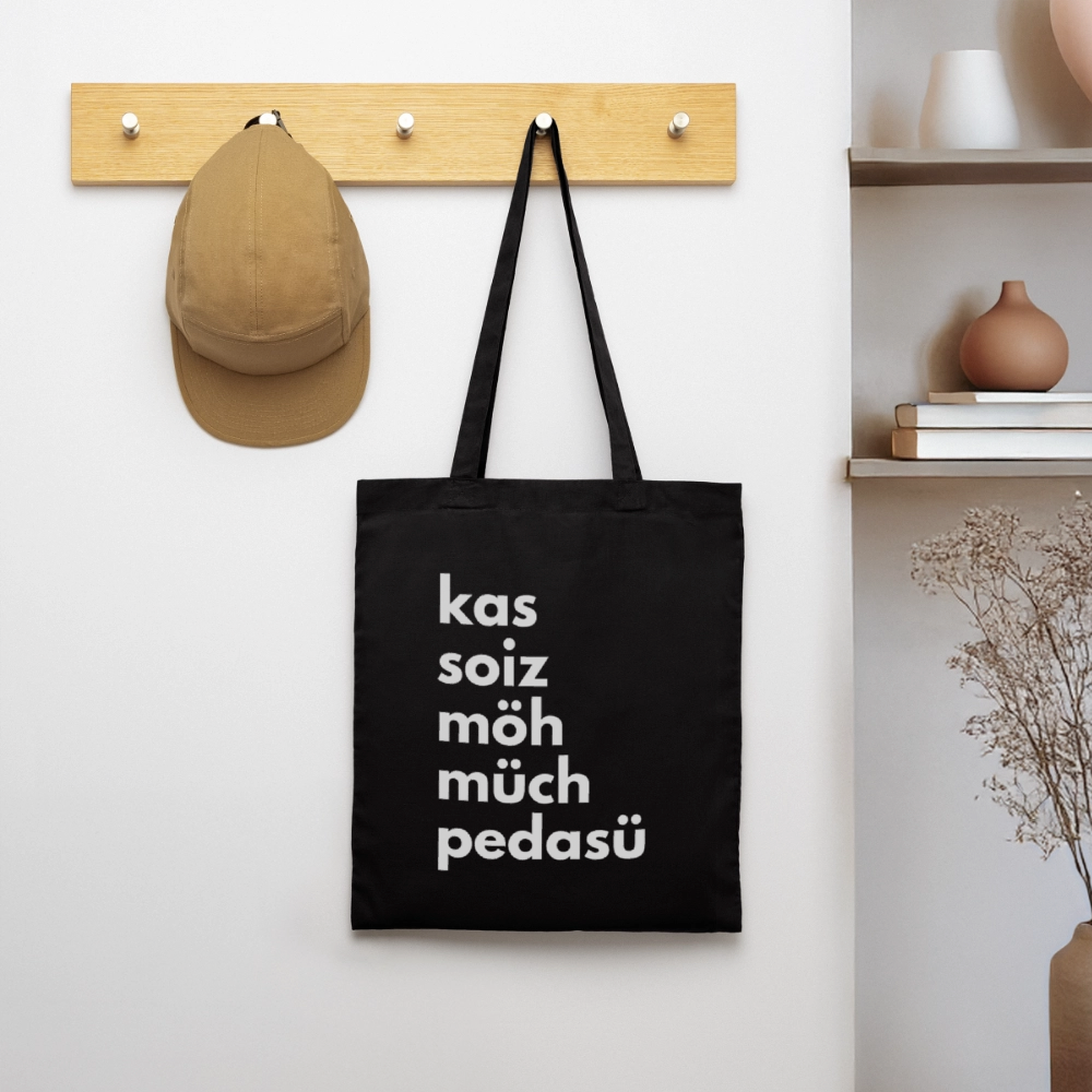 Einkaufsliste, Sackerl - Schwarz