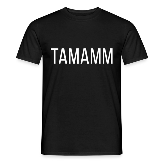 TAMAMM, Männer T-Shirt - Schwarz
