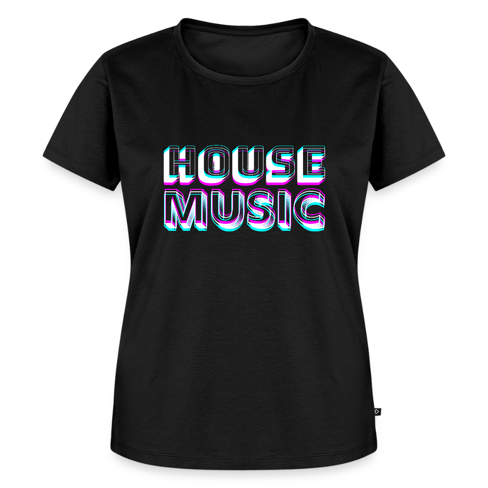 HOUSE MUSIC, Frauen Premium T-Shirt - Schwarz