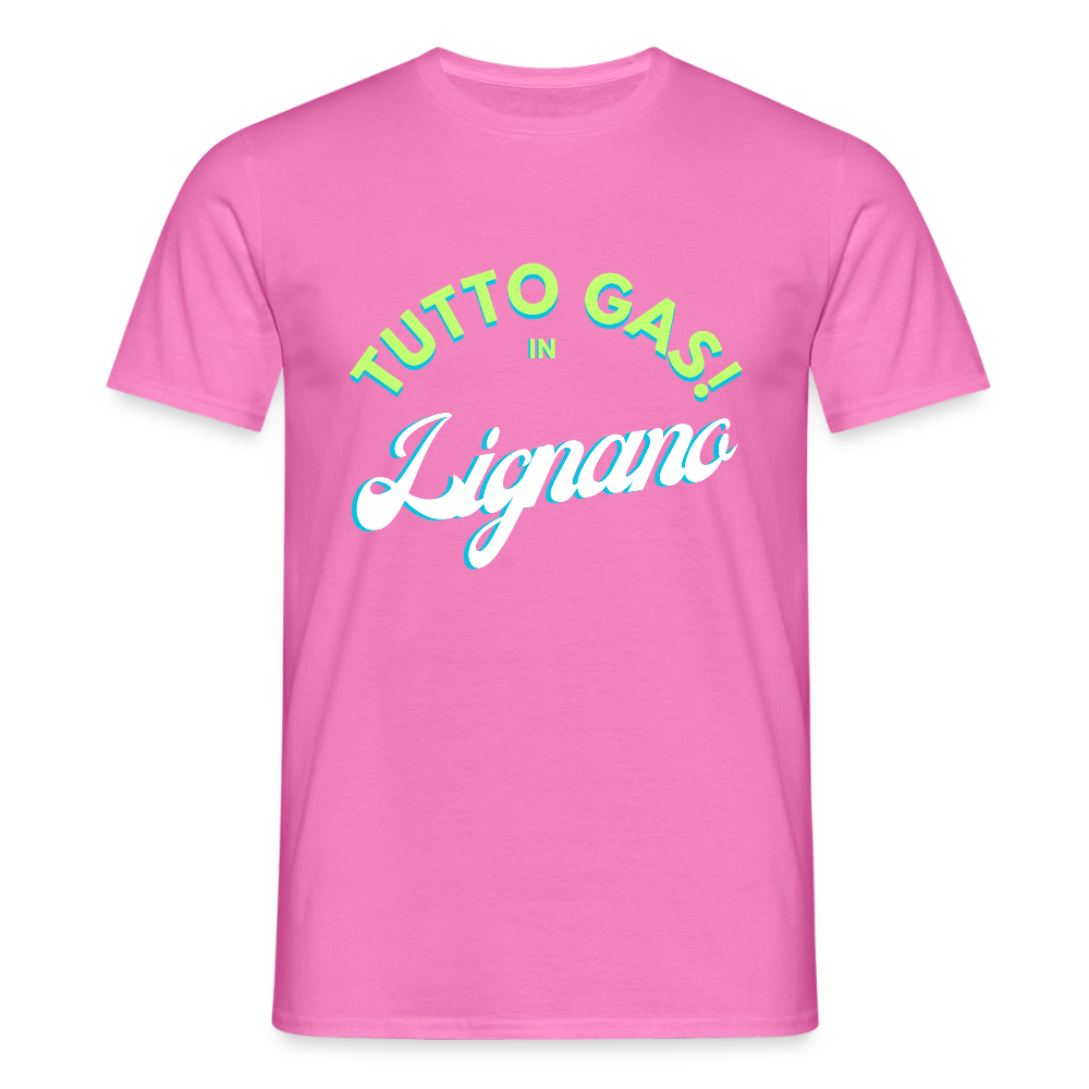 TUTTO GAS! in Lignano,  Männer T-Shirt - Pink