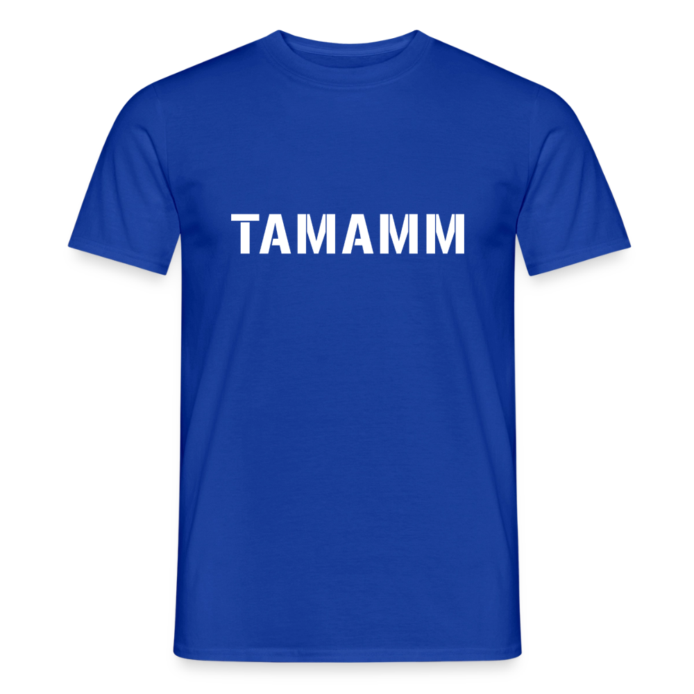 TAMAMM (Military Style), Männer T-Shirt - Dunkelblau