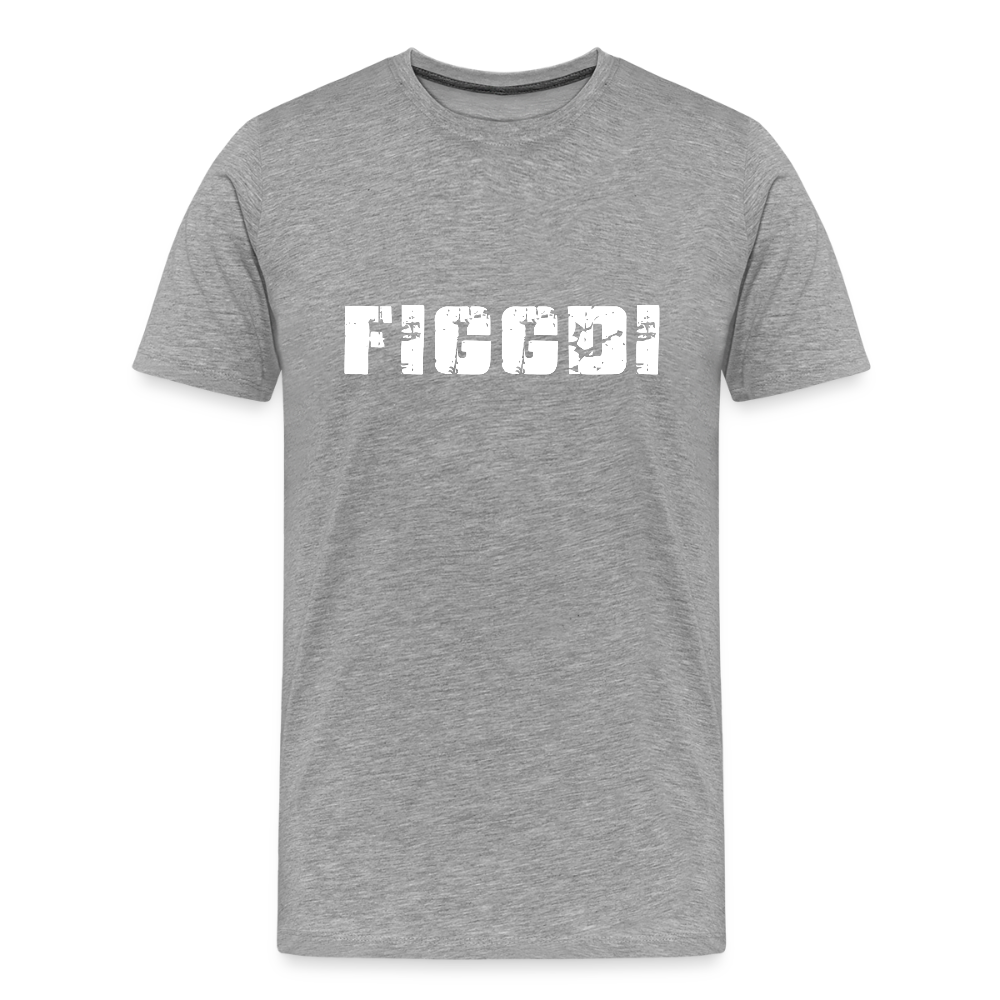 Figgdi - Allemannisch für "Kannst mich gern haben" ;-)  Männer Premium T-Shirt - Grau meliert