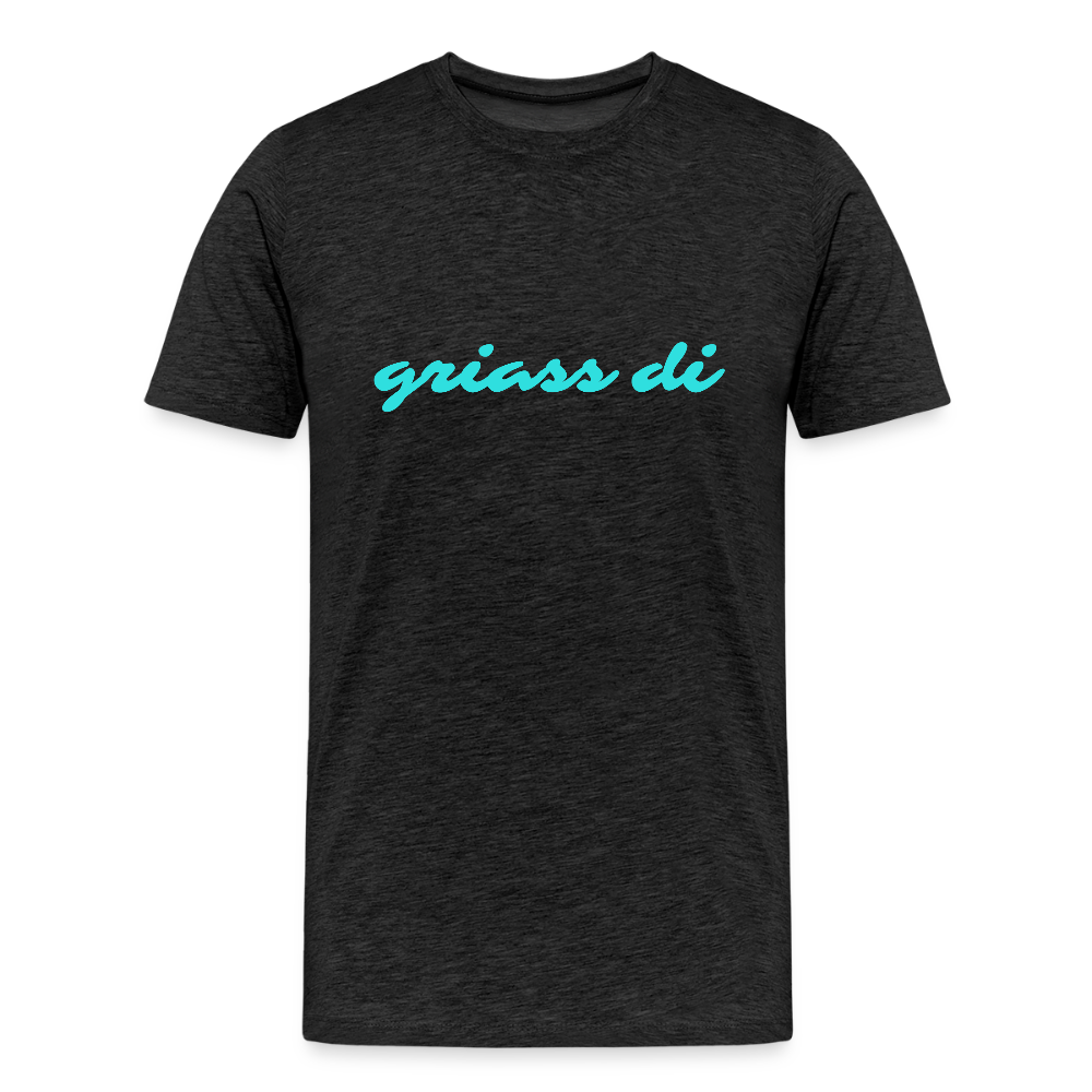 griass di - grüß dich, Männer Premium T-Shirt - Anthrazit