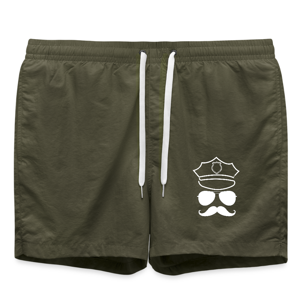 Hot Daddy - Badeshorts / Swim Shorts - Olive