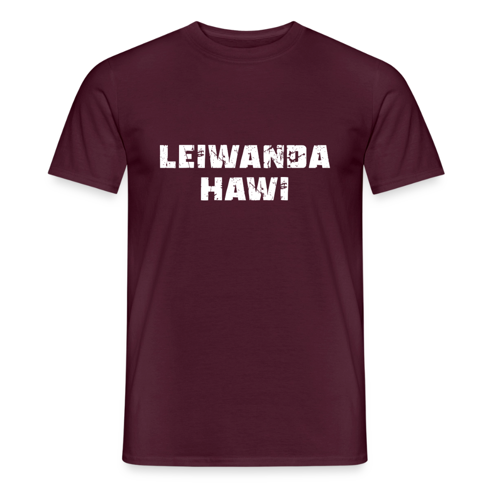 LEIWANDER HAWI, Männer T-Shirt - Ziegelrot