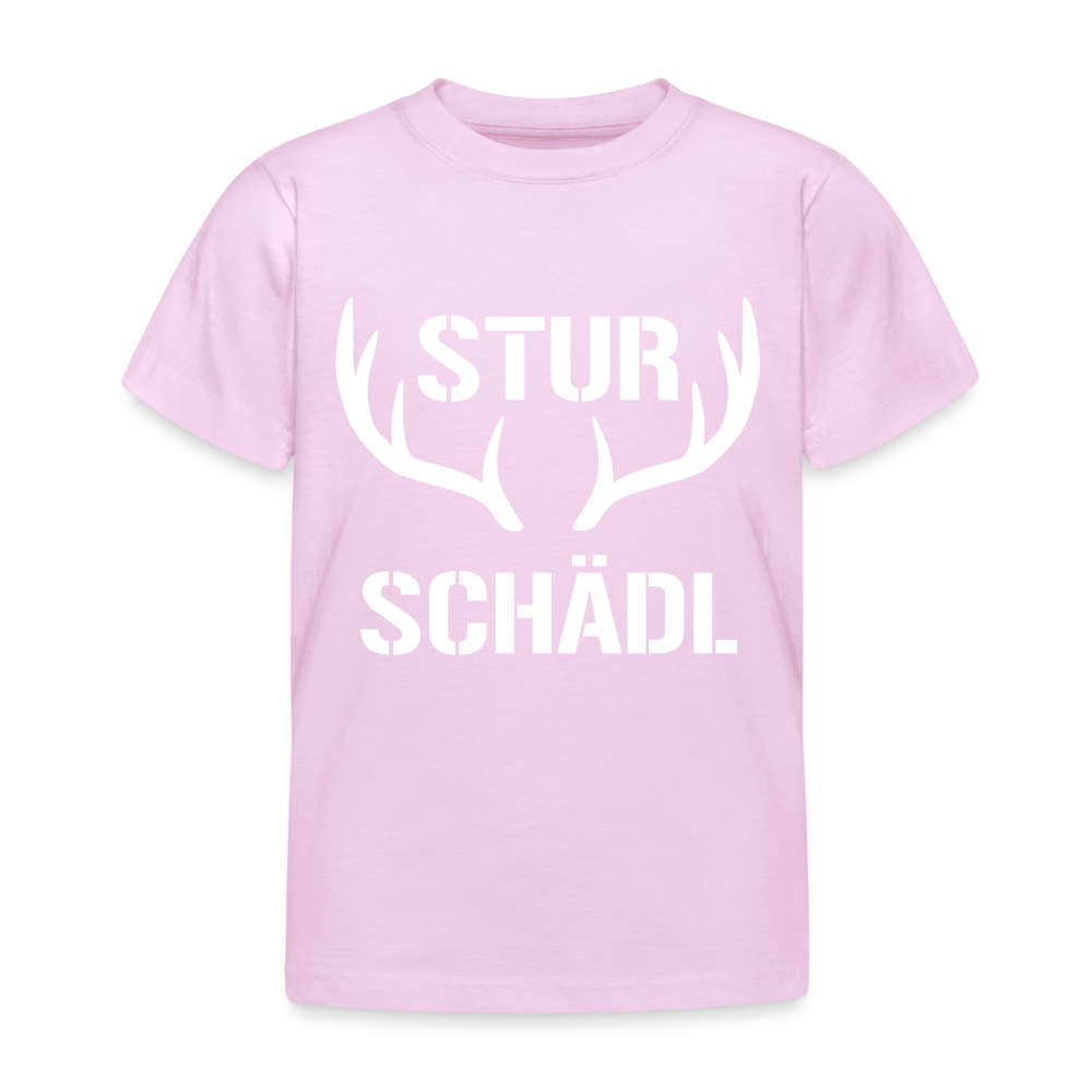 Sturschädl, Kinder (2 - 8 Jahre) T-Shirt - Hellrosa