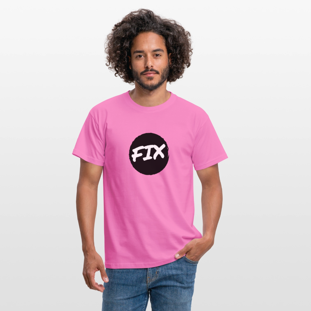 Fix - 100% sicher, fix hoit Oida ;-) Wiener Spruch, Männer T-Shirt - Pink