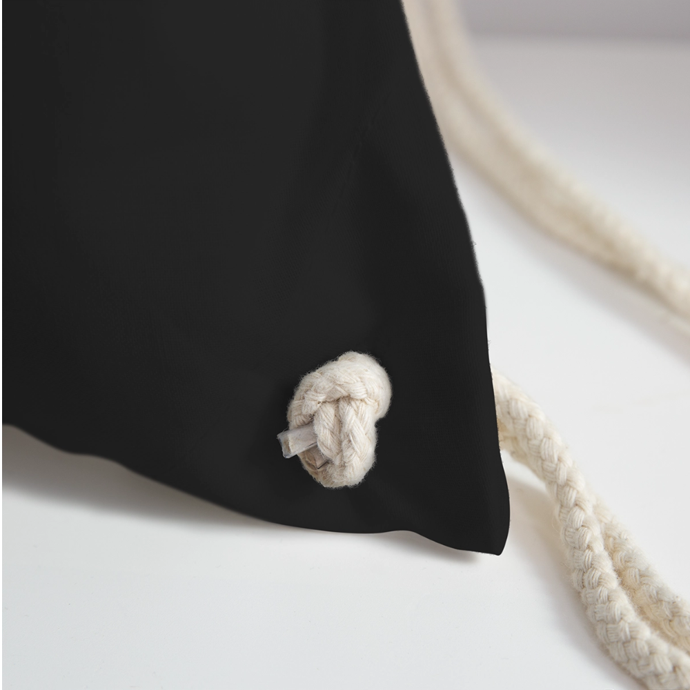Bussi Baba pink + Wiener Riesenrad, Gym Bag/ Rucksackerl - Turnsackerl - Schwarz