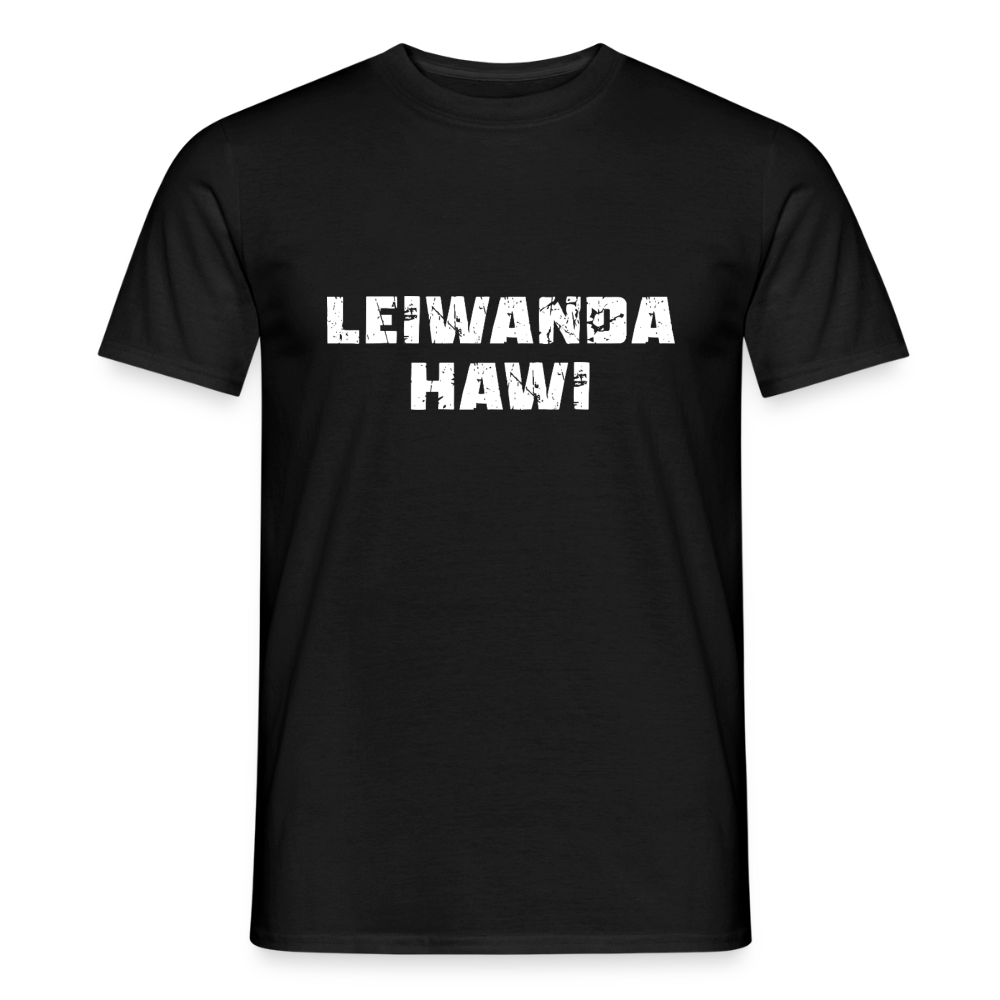 LEIWANDER HAWI, Männer T-Shirt - Schwarz