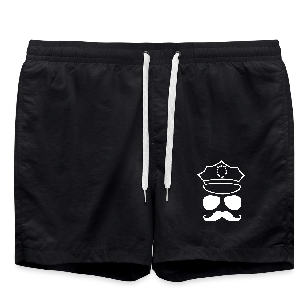 Hot Daddy - Badeshorts / Swim Shorts - Schwarz