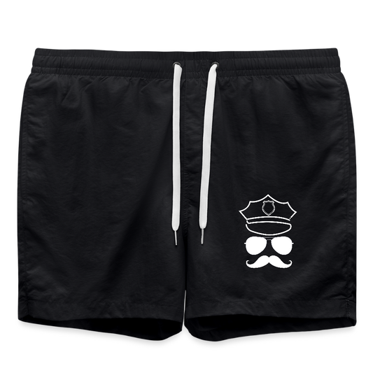 Hot Daddy - Badeshorts / Swim Shorts - Schwarz