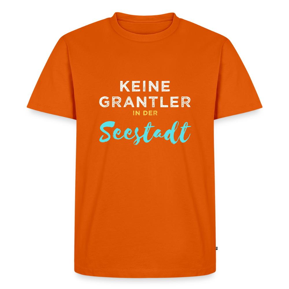 Keine Grantler in der (Wiener) Seestadt, Männer Premium T-Shirt - Orange 