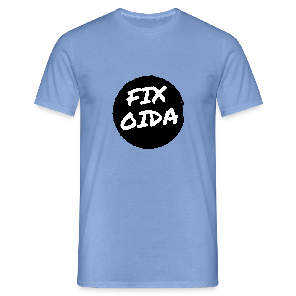 Fix Oida - Wiener Spruch, Männer T-Shirt - carolina blue