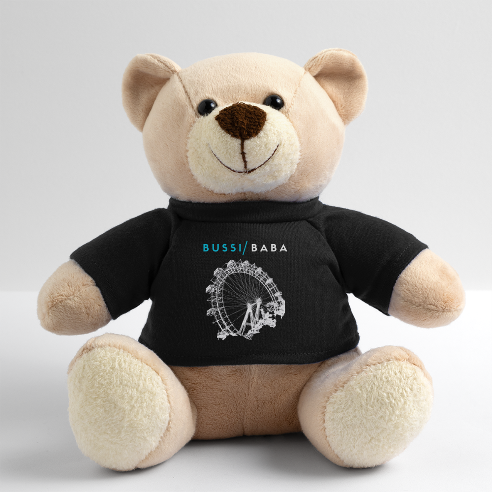 Bussi Baba aquablau - Wiener Riesenrad weiß, Teddy - Schwarz