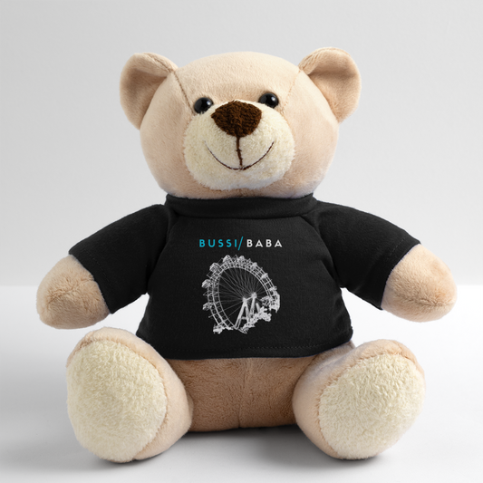 Bussi Baba aquablau - Wiener Riesenrad weiß, Teddy - Schwarz