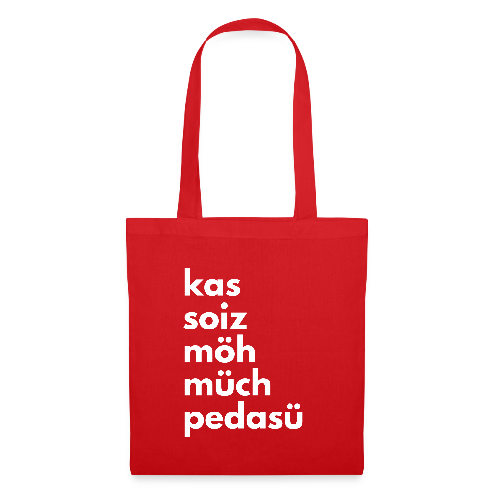 Einkaufsliste, Sackerl - Rot