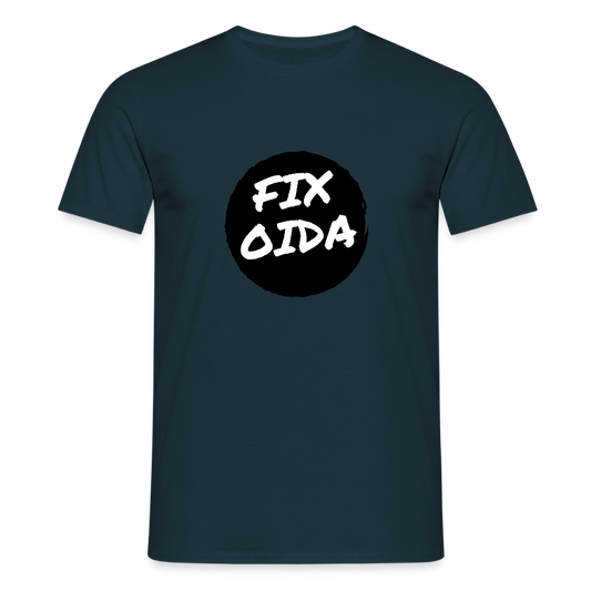 Fix Oida - Wiener Spruch, Männer T-Shirt - Navy